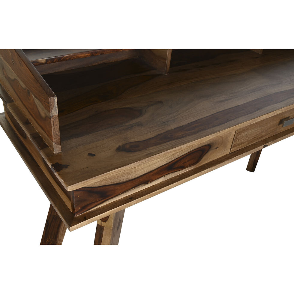Thumbnail: Natural Sheesham Wood Desk - 140x50x96 cm
