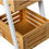 Thumbnail: White & Natural Wood Bathroom Shelf 30x21x96