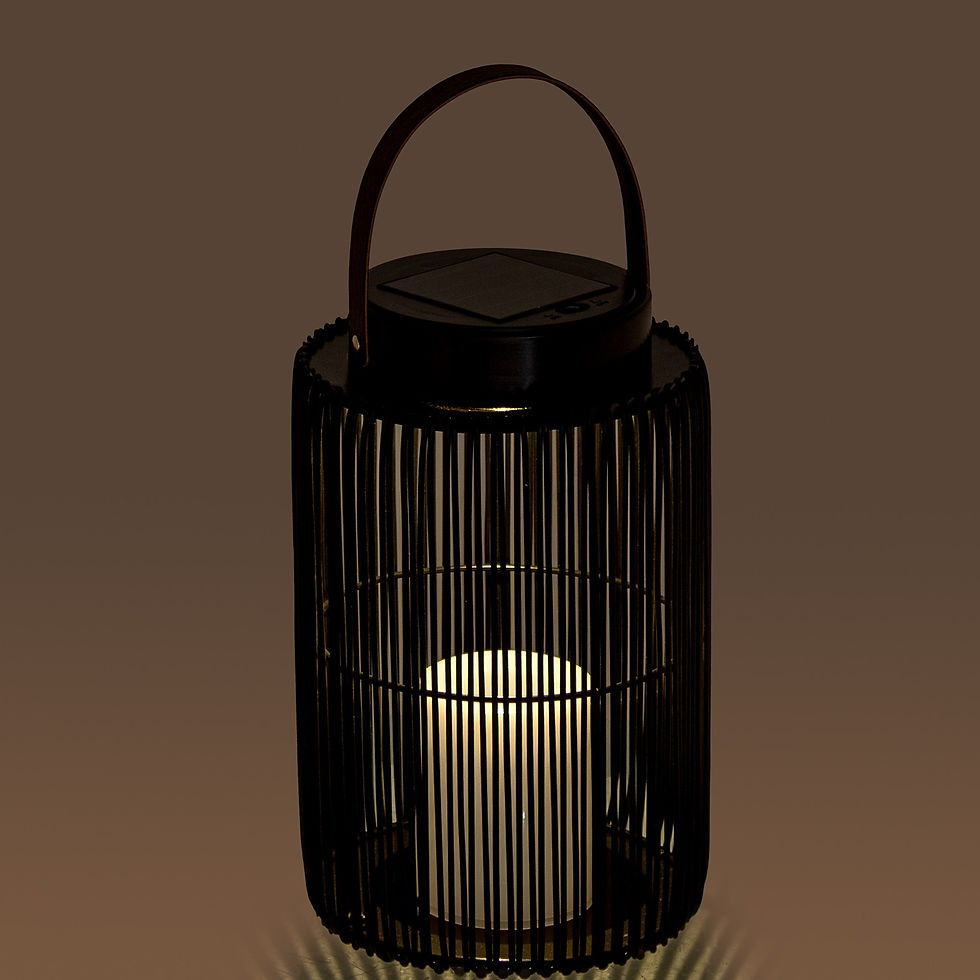 Miniatura: Lámpara solar de mesa LunaGlow - ∅17x28 cm
