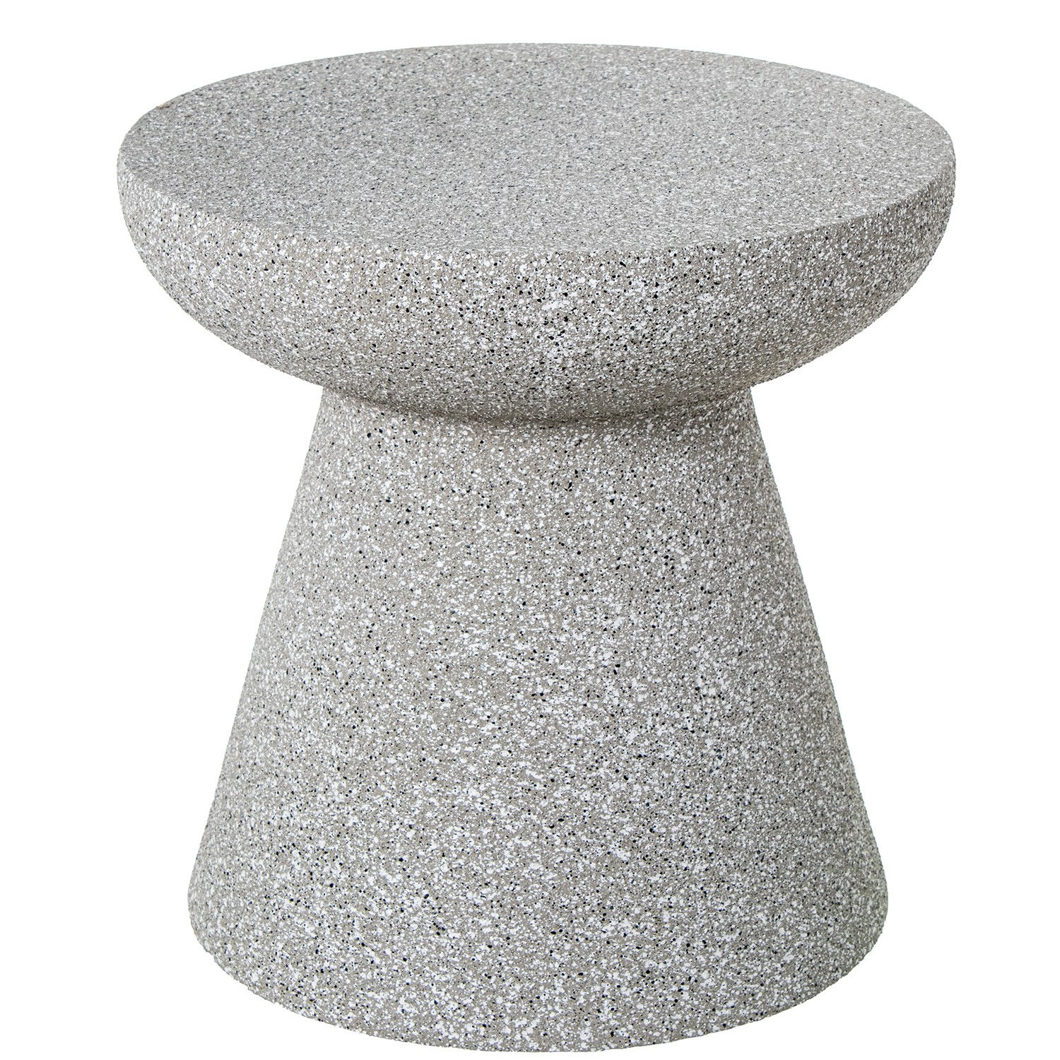 Mesa auxiliar Atlas - Gris - Ø40 x 41 cm