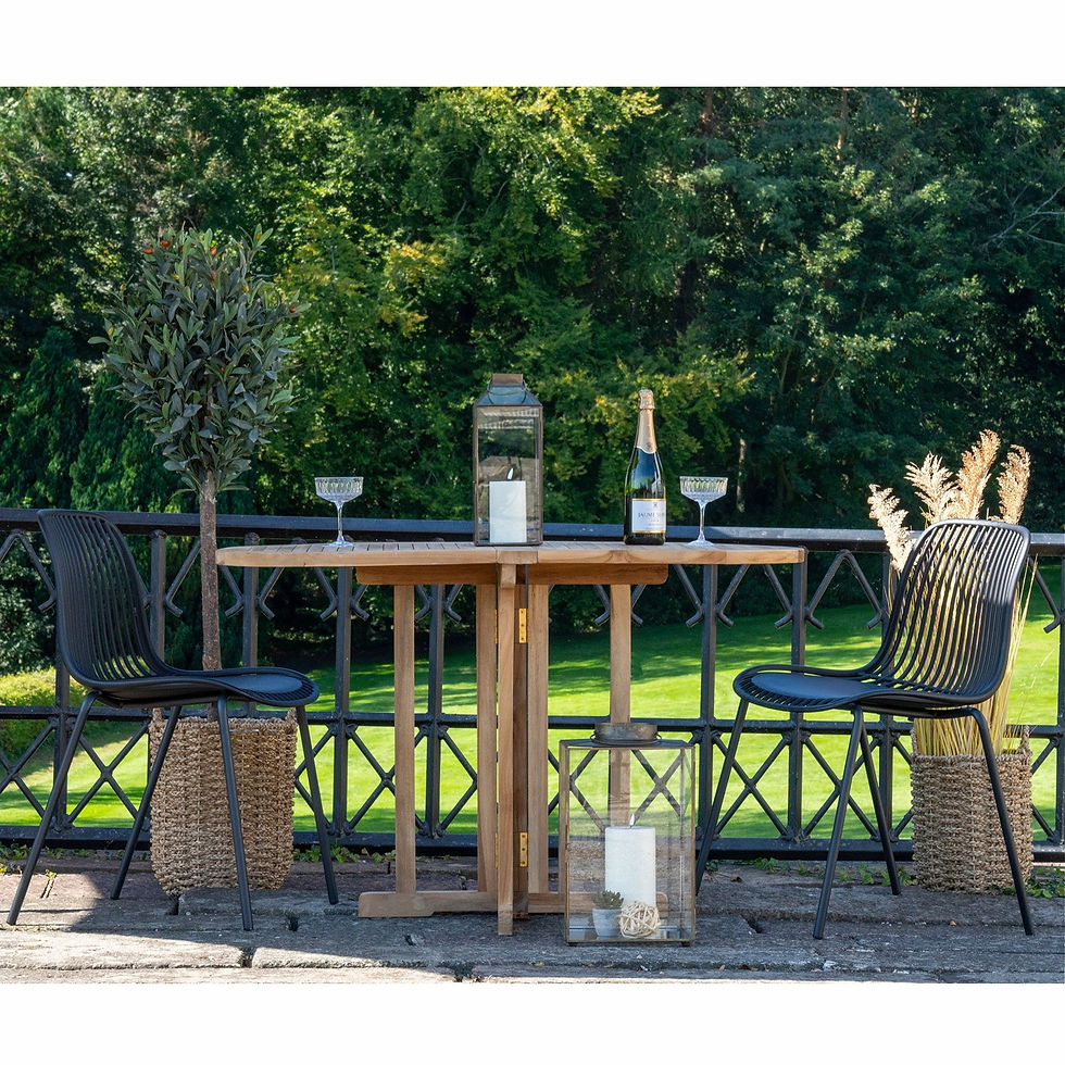 Miniatura: Conjunto de 4 sillas Banson - Negro
