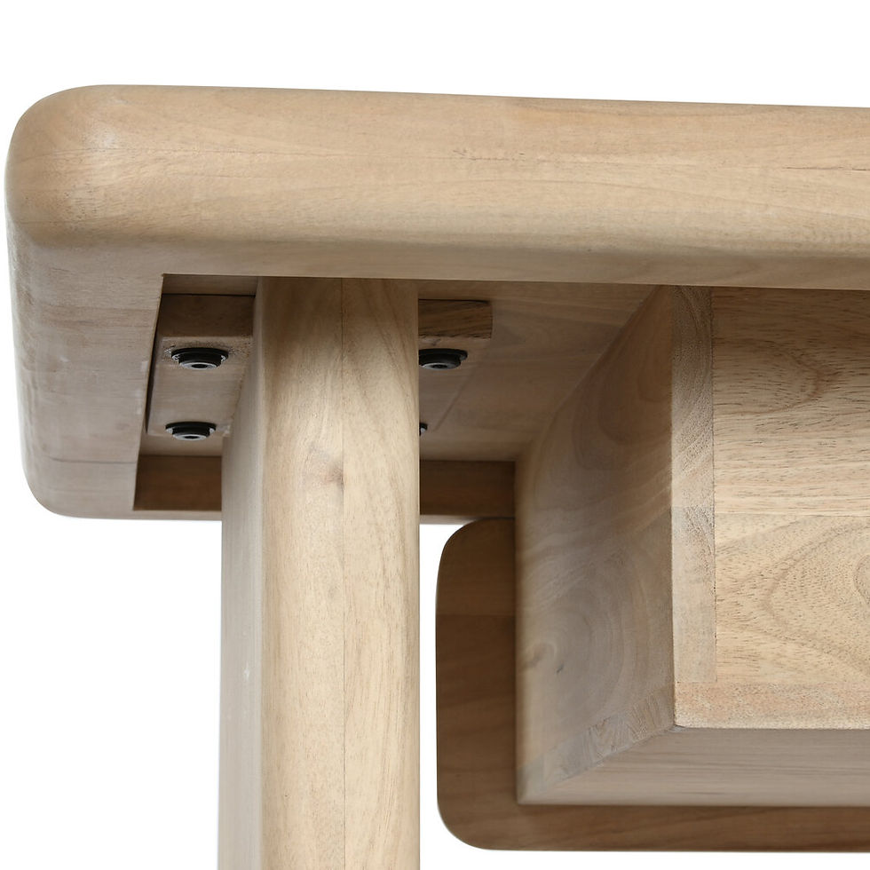 Thumbnail: Natural Mango Wood Desk - 160x60x77 cm