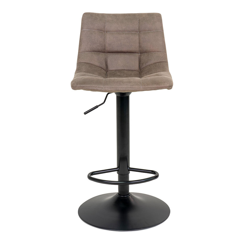 Miniatura: Set de 2 - Taburetes de bar Middelfart - Greige