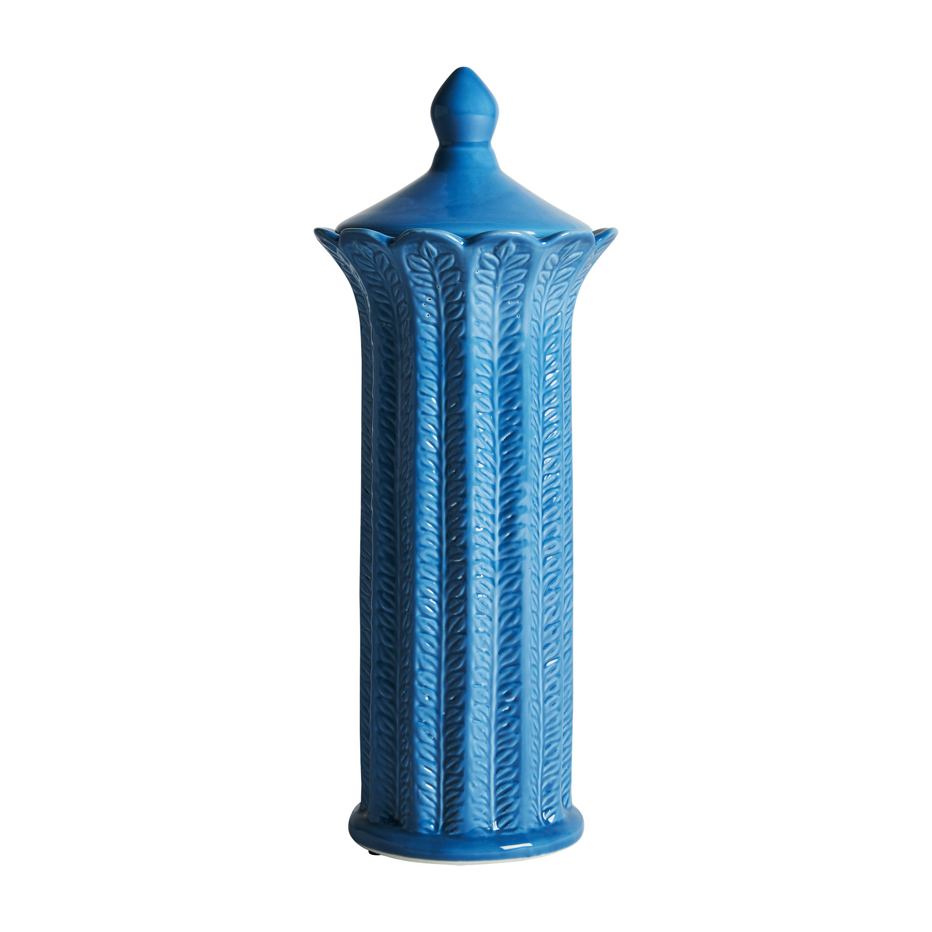 Jarrón Zaea - Azul - Ø16x40 cm