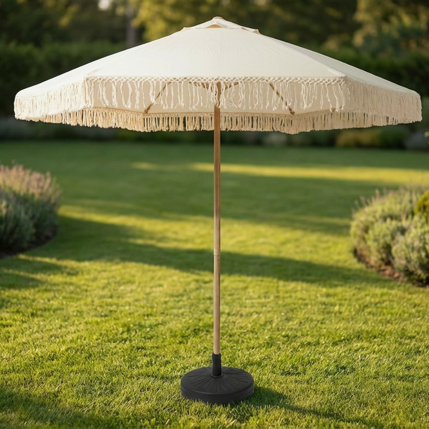 Coastal Shade Fringe Parasol