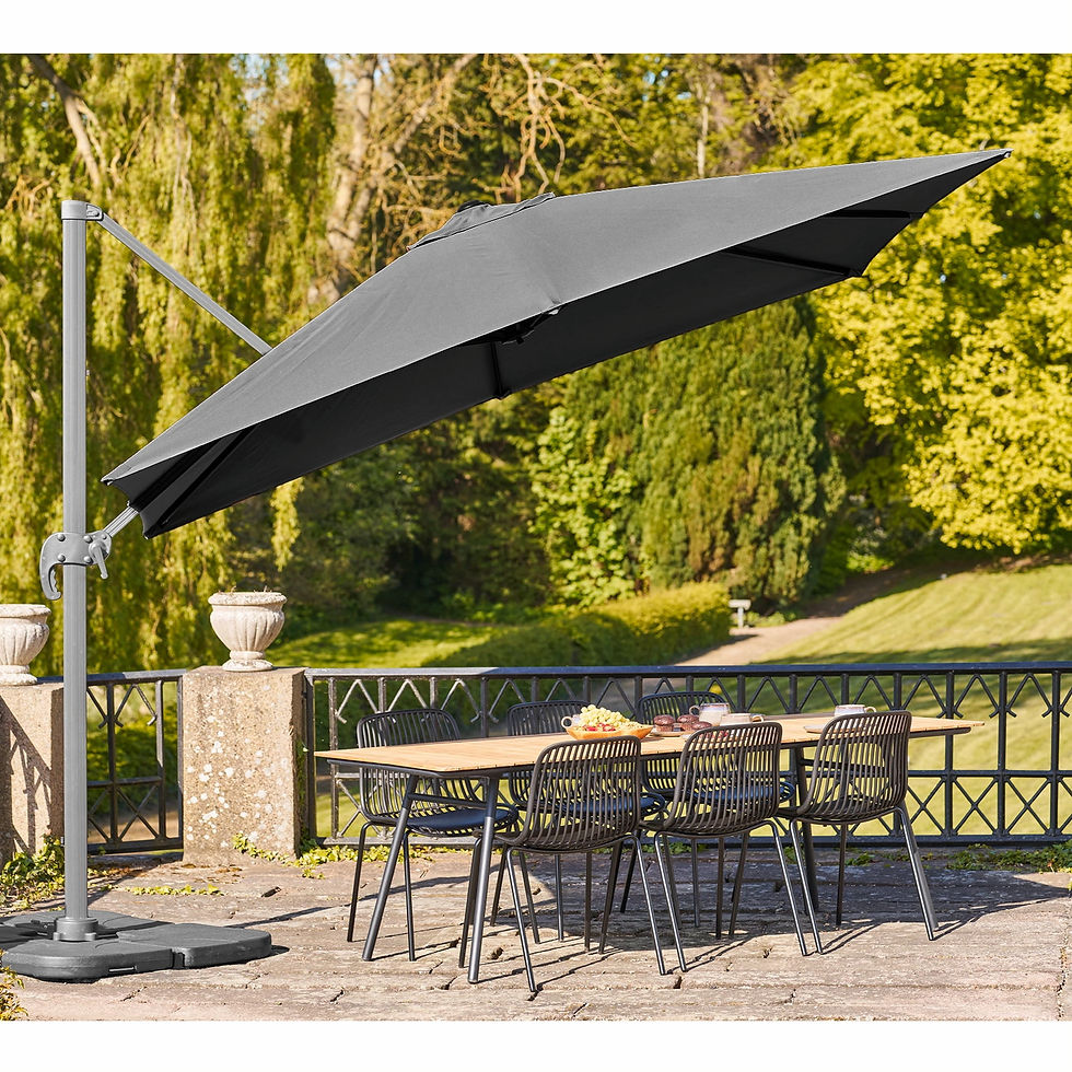 Miniatura: Parasol Colgante Baza - Negro