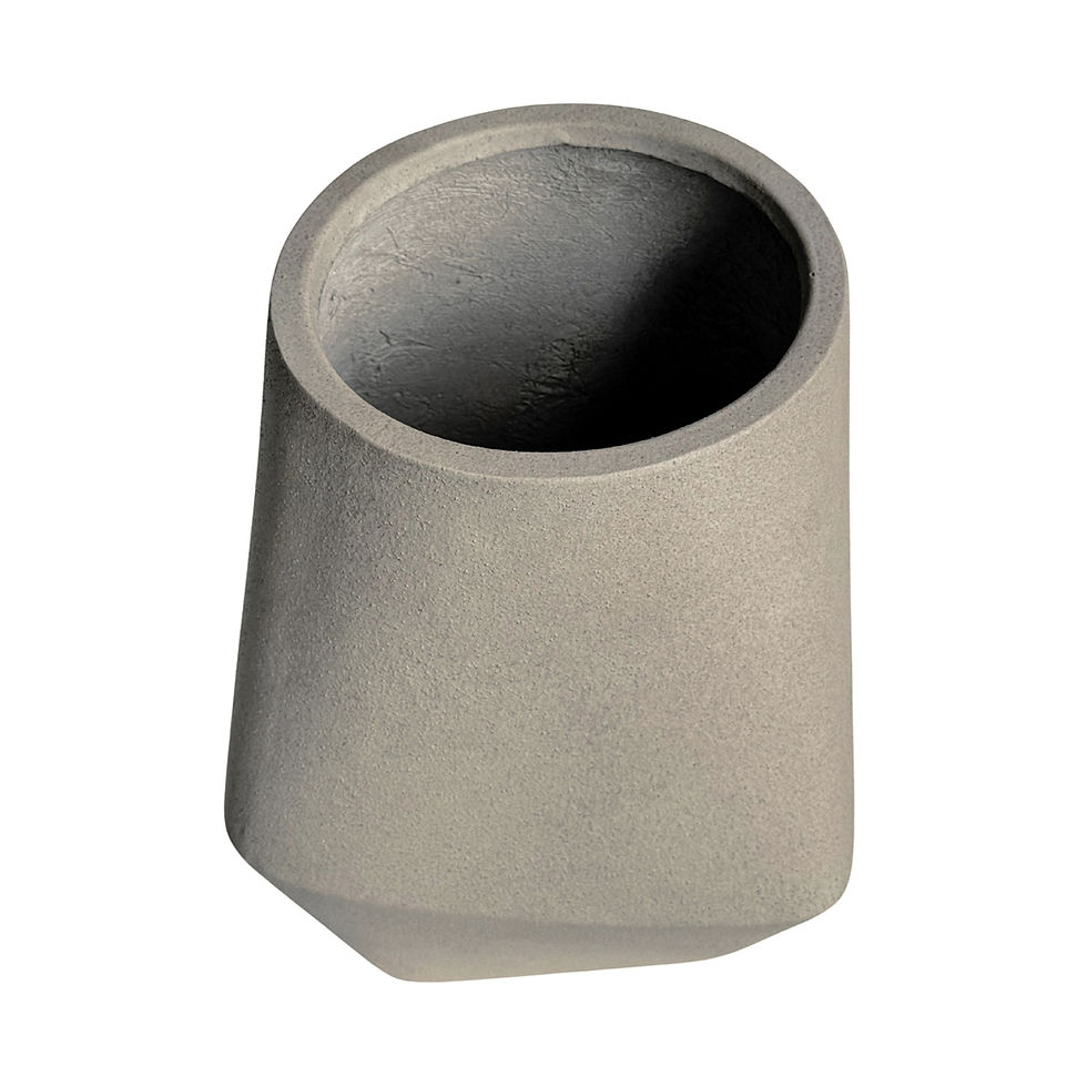 Miniatura: Macetero de Fibrocemento Taupe - 48 cm