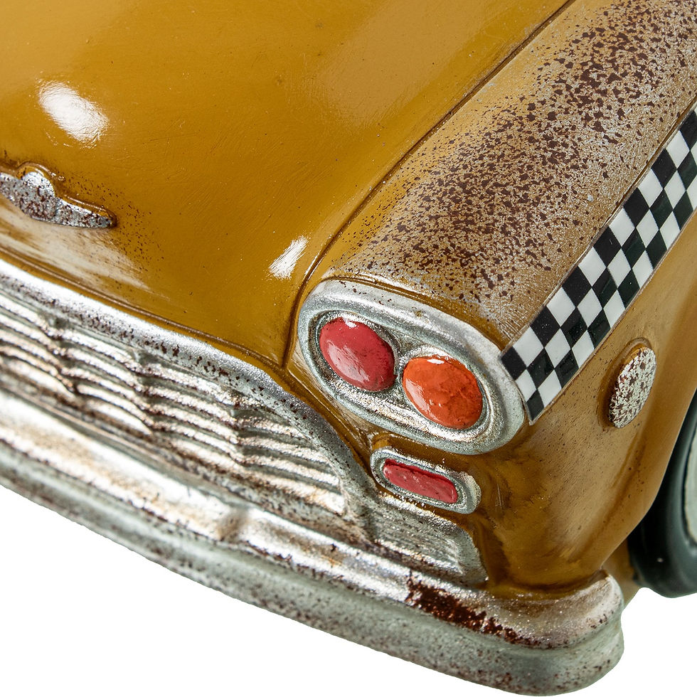 Thumbnail: Yellow Taxi LED Table Lamp - 24cm Decorative Light