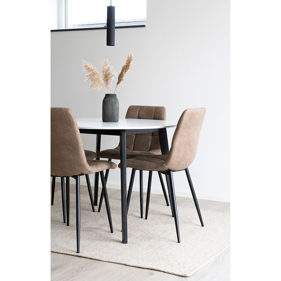 Thumbnail: Set of 2 - Middlefart Dining Chair - Greige
