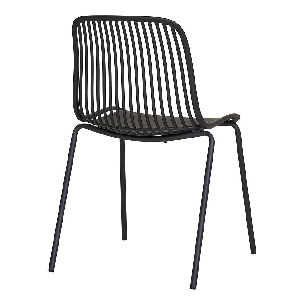 Miniatura: Conjunto de 4 sillas Banson - Negro
