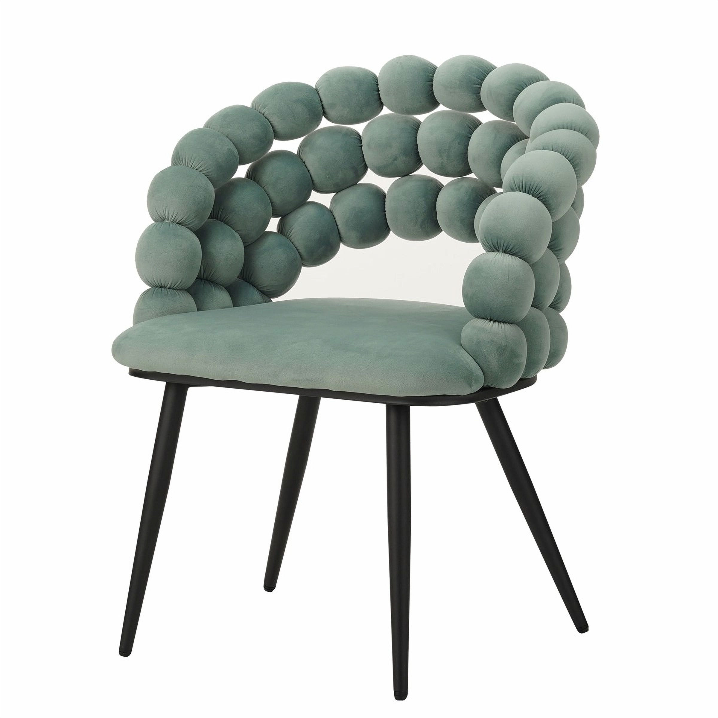 Colette velvet chair - turquoise