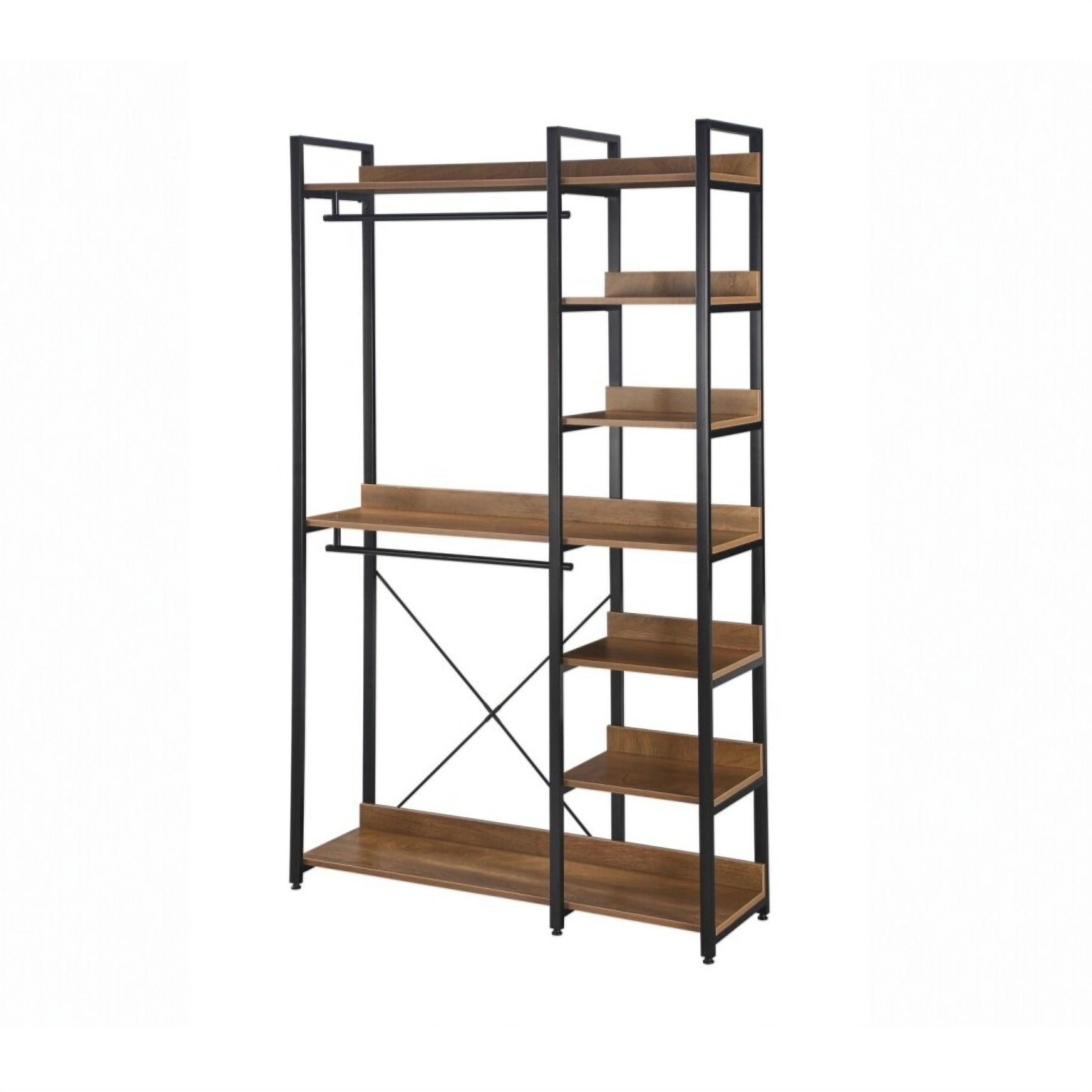 Estante Nicodemus larga – 10 prateleiras e 2 varões