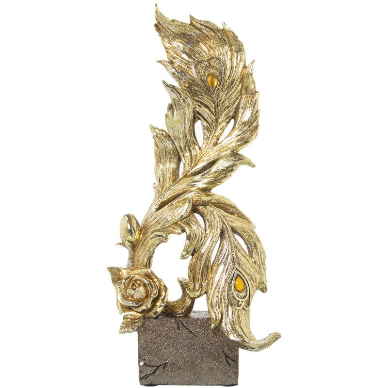 Thumbnail: Golden Peacock Feathers - 19x42