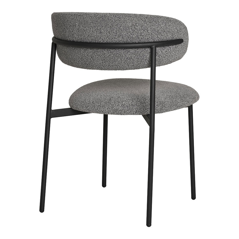 Miniatura: Set de 2 sillas de comedor Mira - Gris