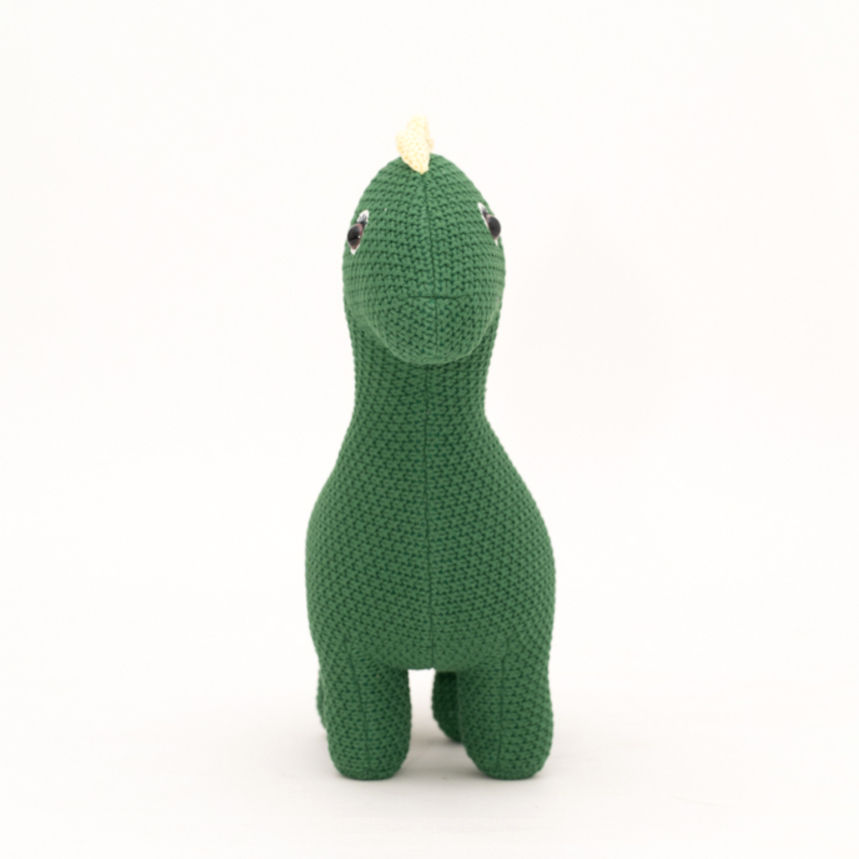 Miniatura: Peluche de Algodão Dinossauro - Verde e Amarelo