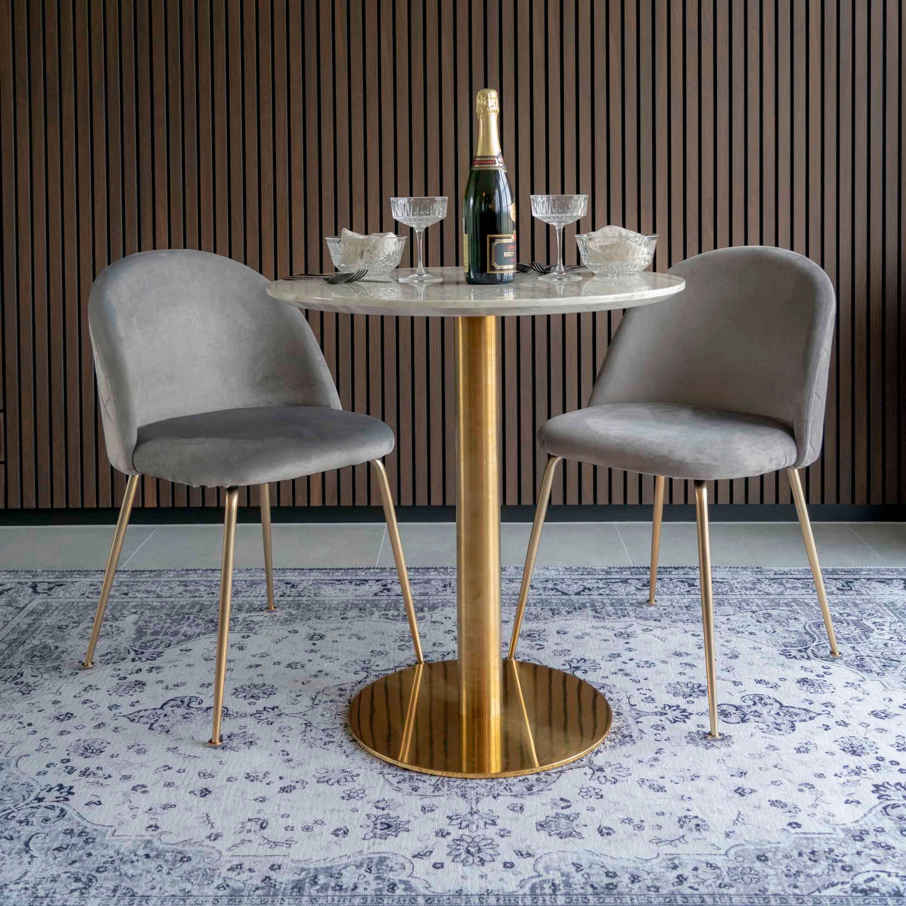 Set de 2 sillas de comedor Geneve - Gris