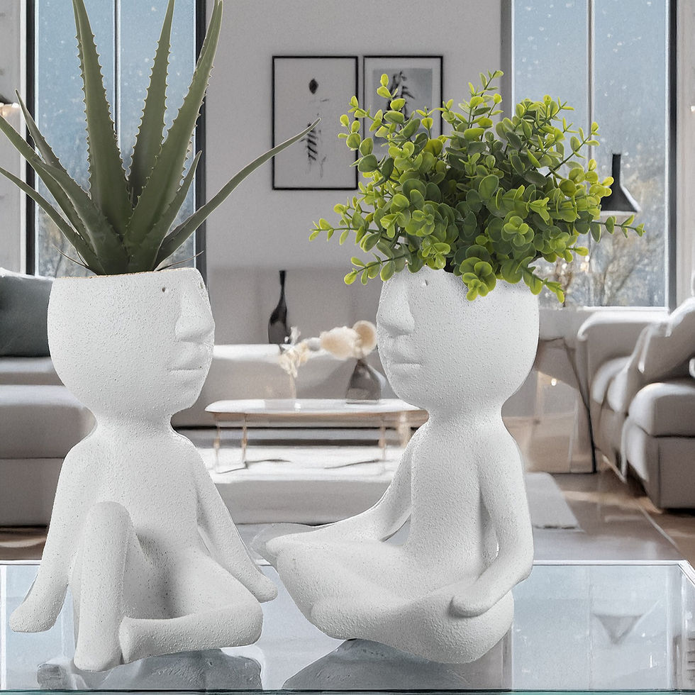Thumbnail: Seated Figure - Decorative Vase