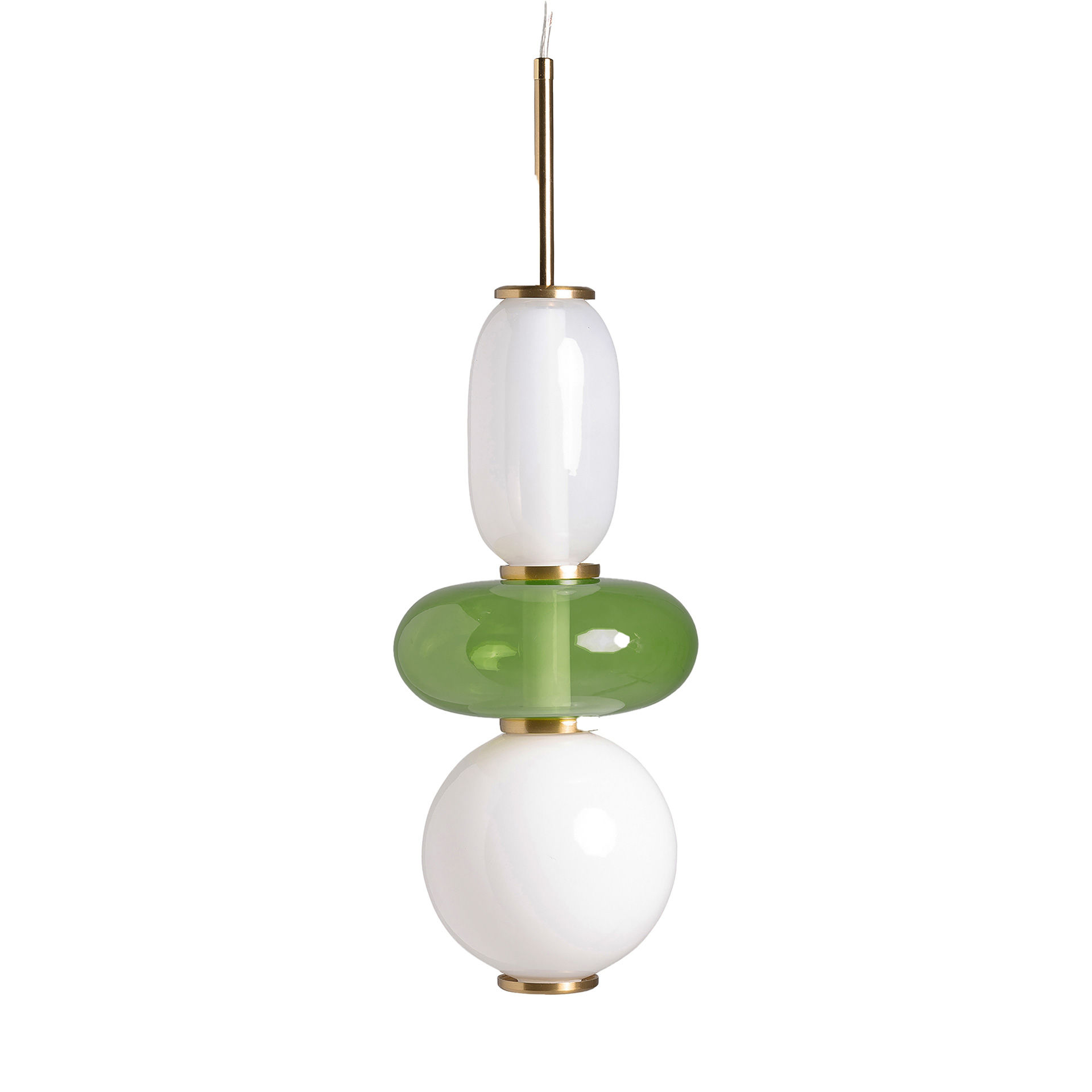 Micah Ceiling light - Green and White