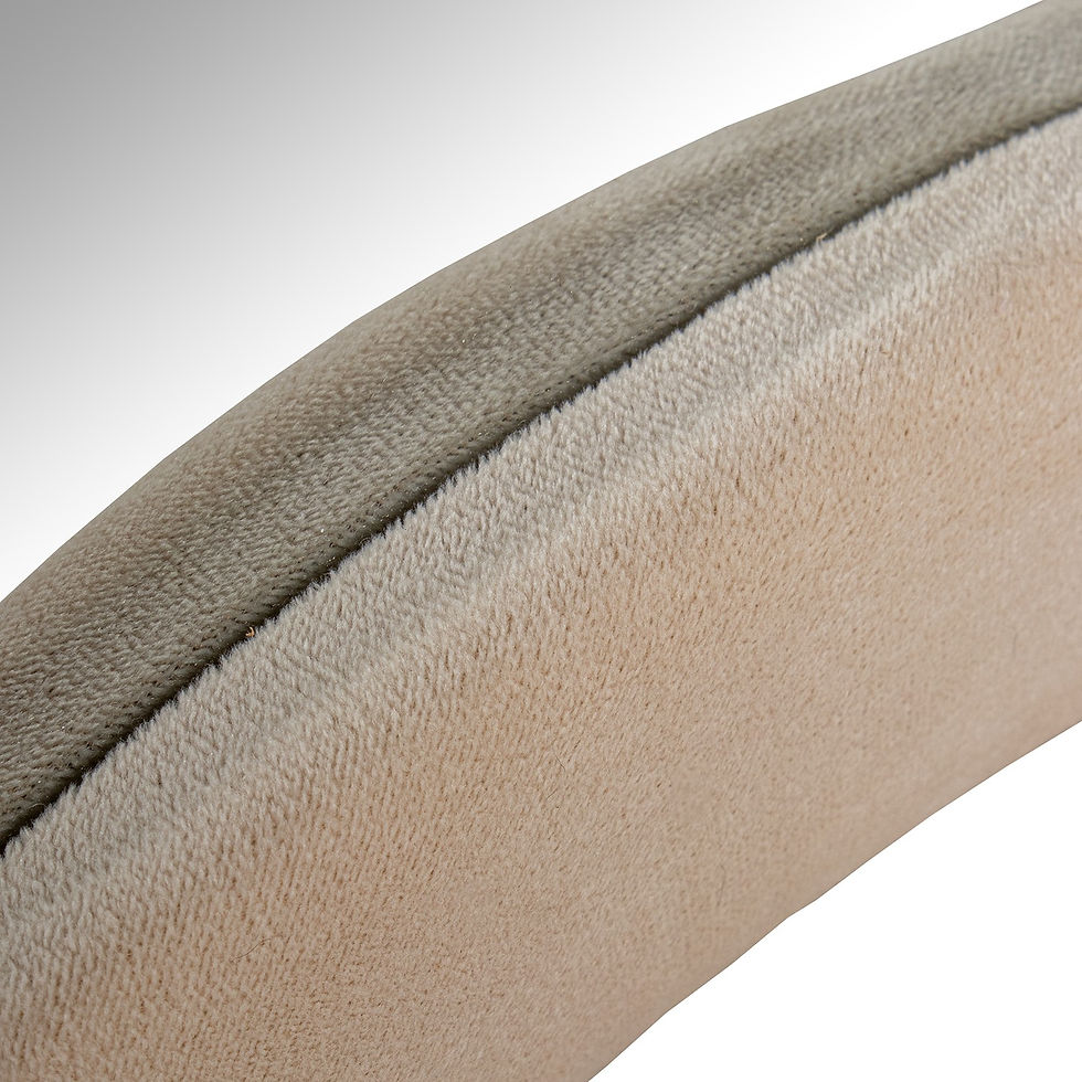 Thumbnail: Cloud Velvet Mirror - Beige - 68x90 cm
