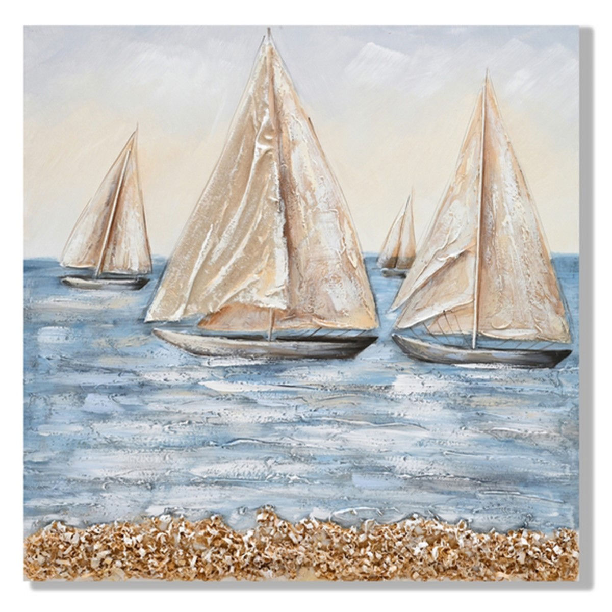 Ocean Serenity - Lienzo de Veleros - 80x80