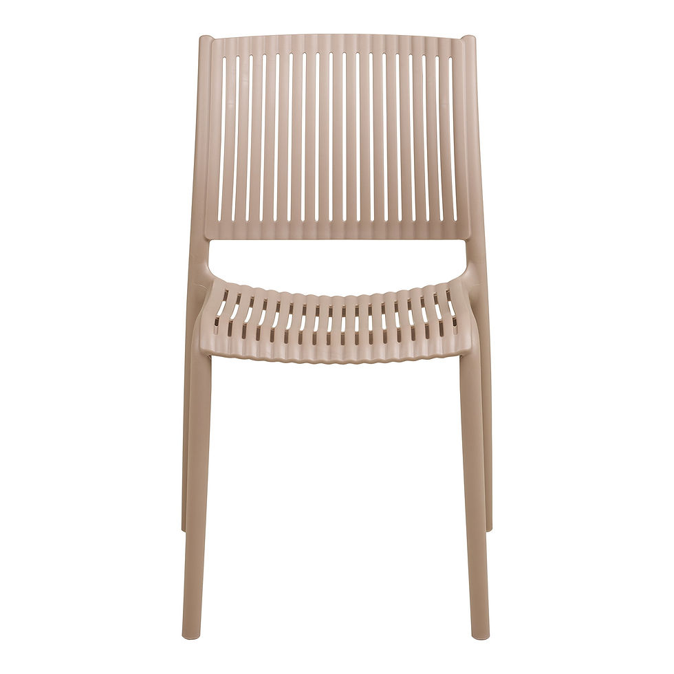 Thumbnail: Set of 4 Manzano Garden Chairs - Taupe