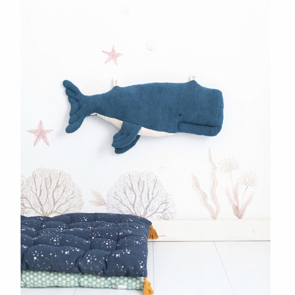 Miniatura: Peluche de Pared Beluga - Azul Oscuro