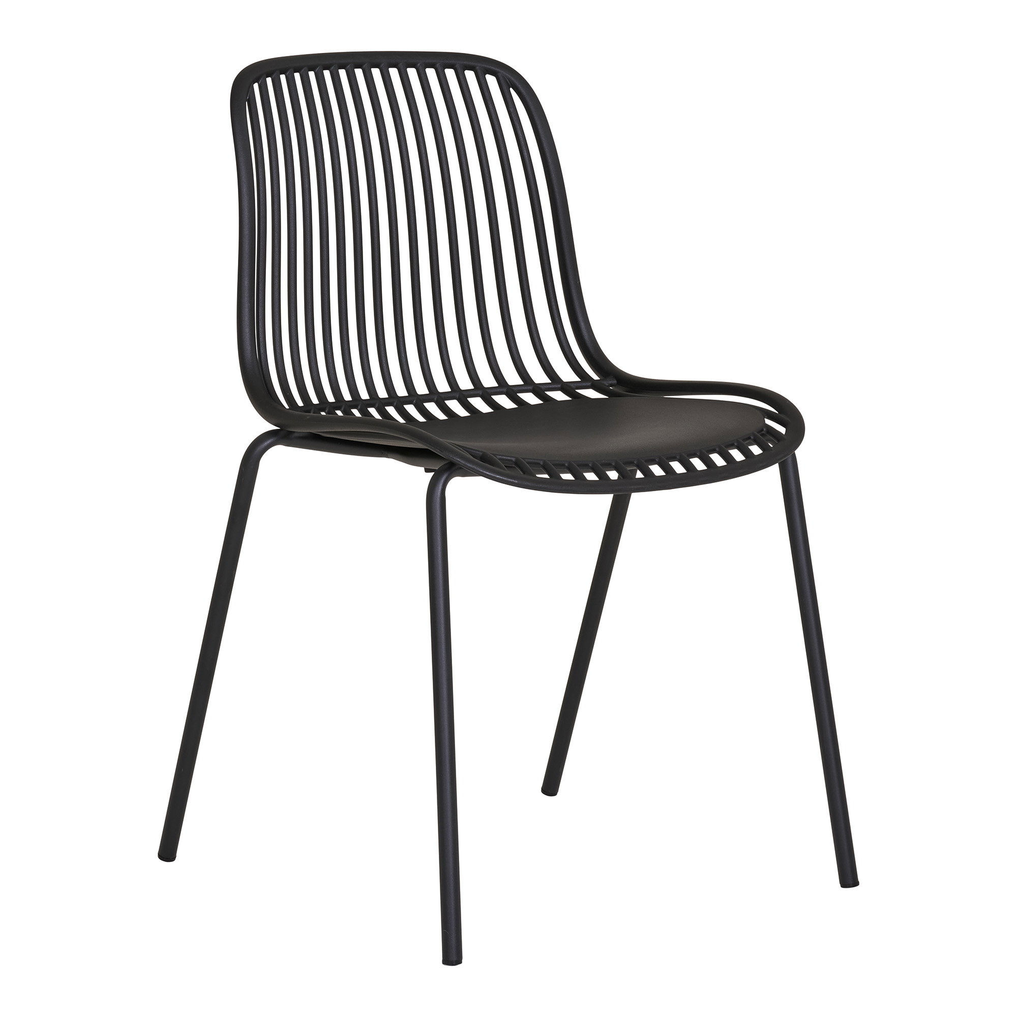 Conjunto de 4 sillas Banson - Negro