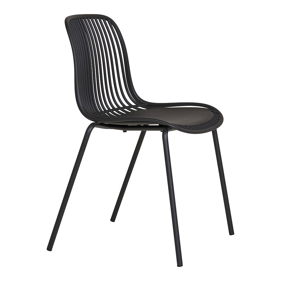 Miniatura: Conjunto de 4 sillas Banson - Negro
