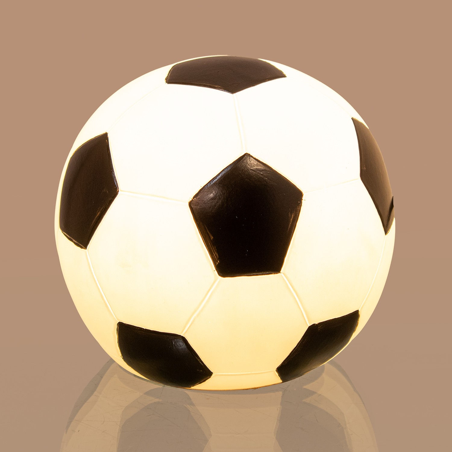 Lámpara de Mesa LED Balón de Fútbol - Luz Decorativa de 14 cm
