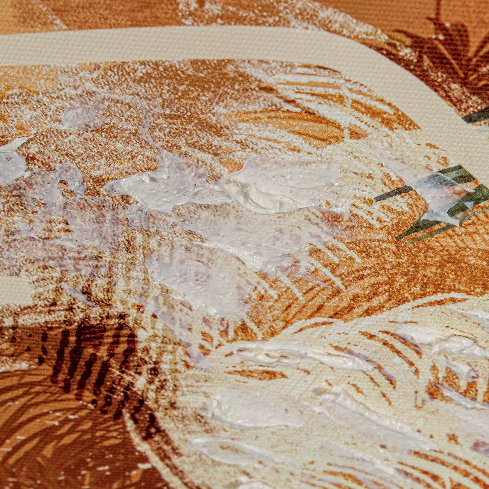 Miniatura: Lienzo Abstracto de Jungla con Marco - 80x120