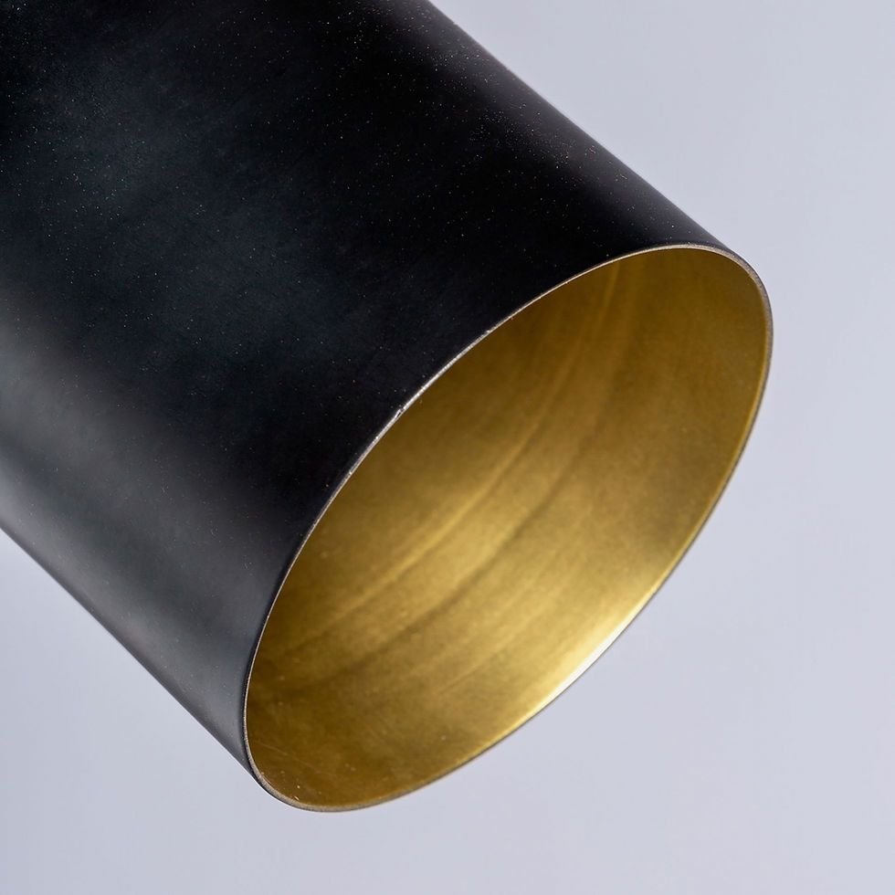 Thumbnail: Black and Gold Floor Lamp