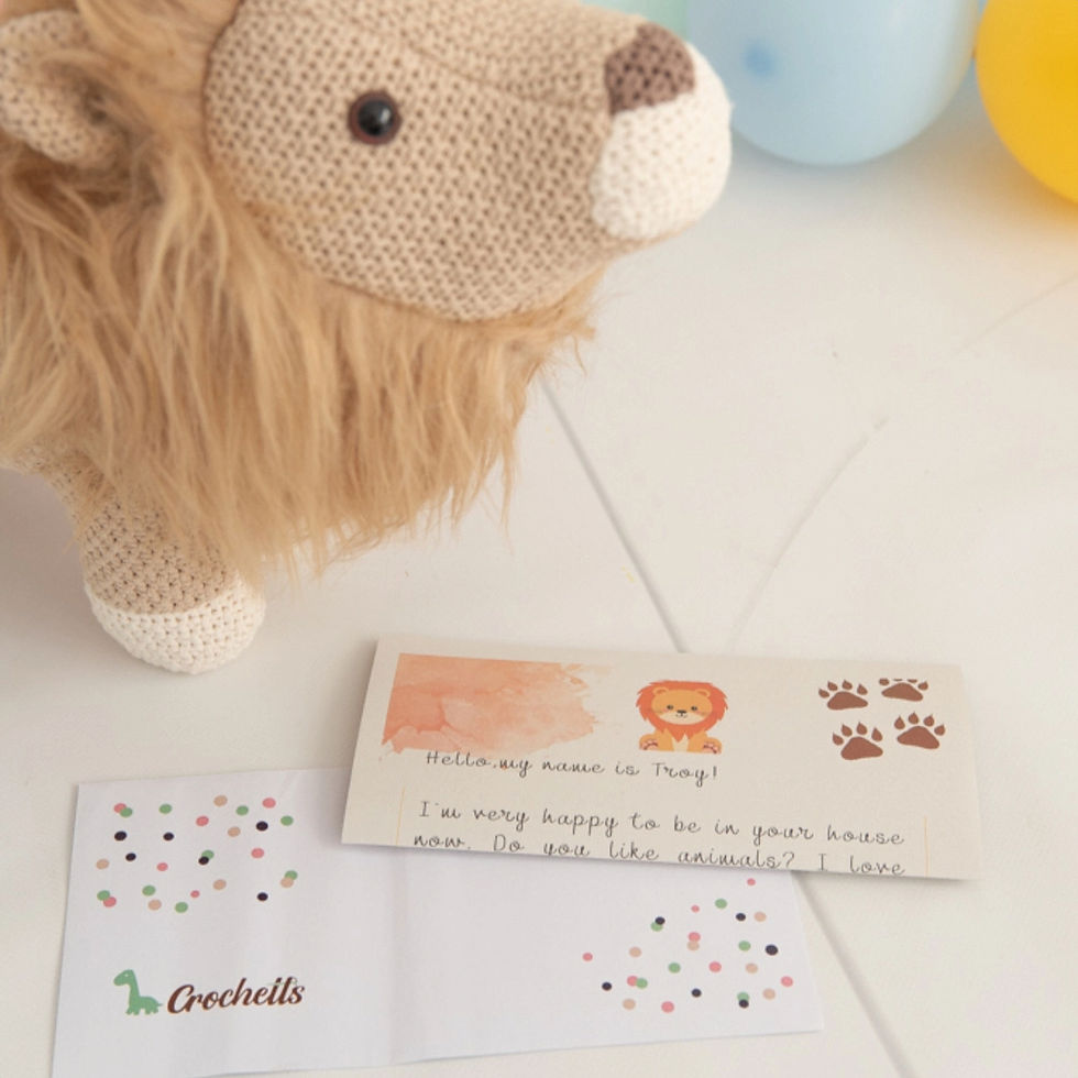 Miniatura: Peluche algodón León - Marrón 