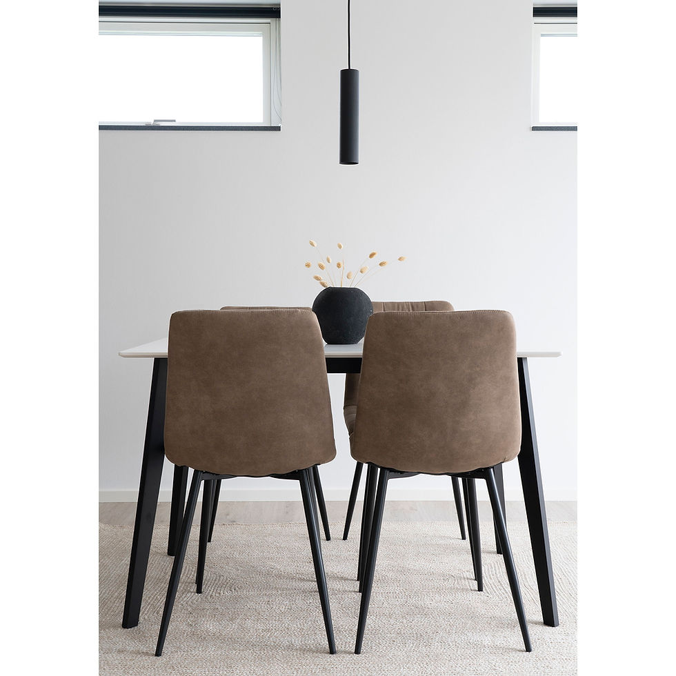 Thumbnail: Set of 2 - Middlefart Dining Chair - Greige