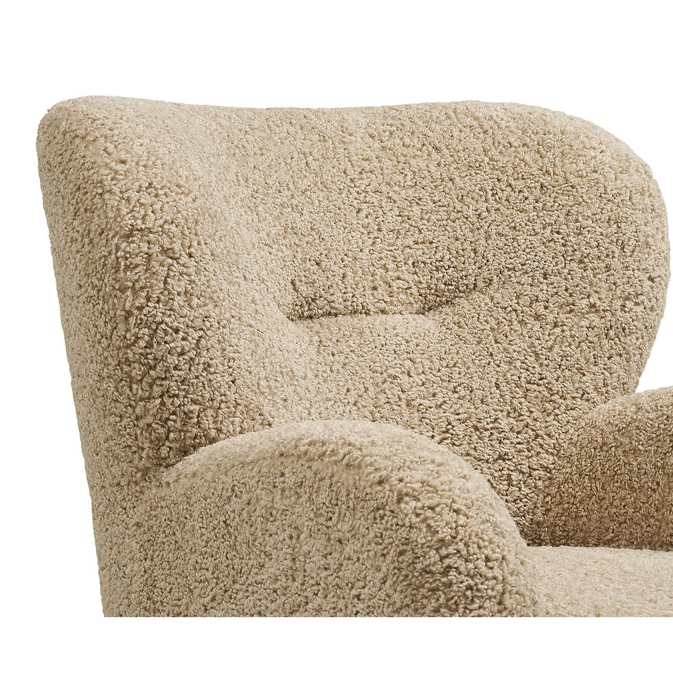 Thumbnail: Lunaro Lounge Chair - Light Brown