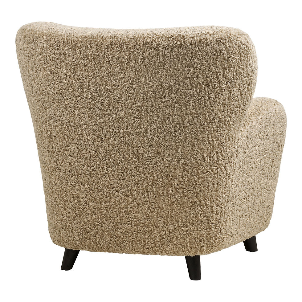 Thumbnail: Lunaro Lounge Chair - Light Brown