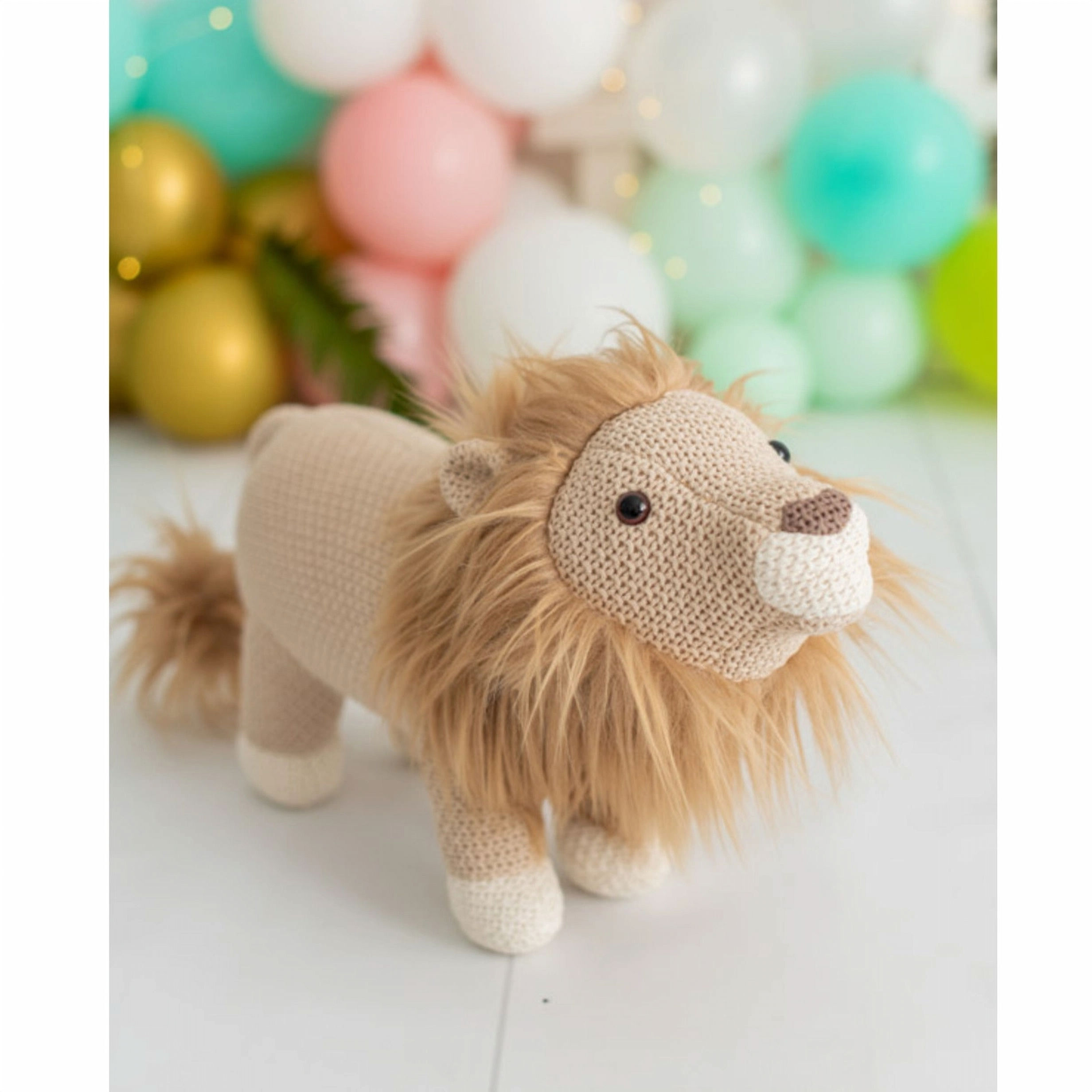 Lion Cotton Plush - Brown