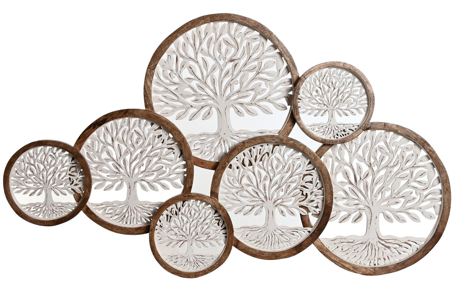 Tree Harmony - Decoração de Parede Árvore da Vida em Madeira de Manga