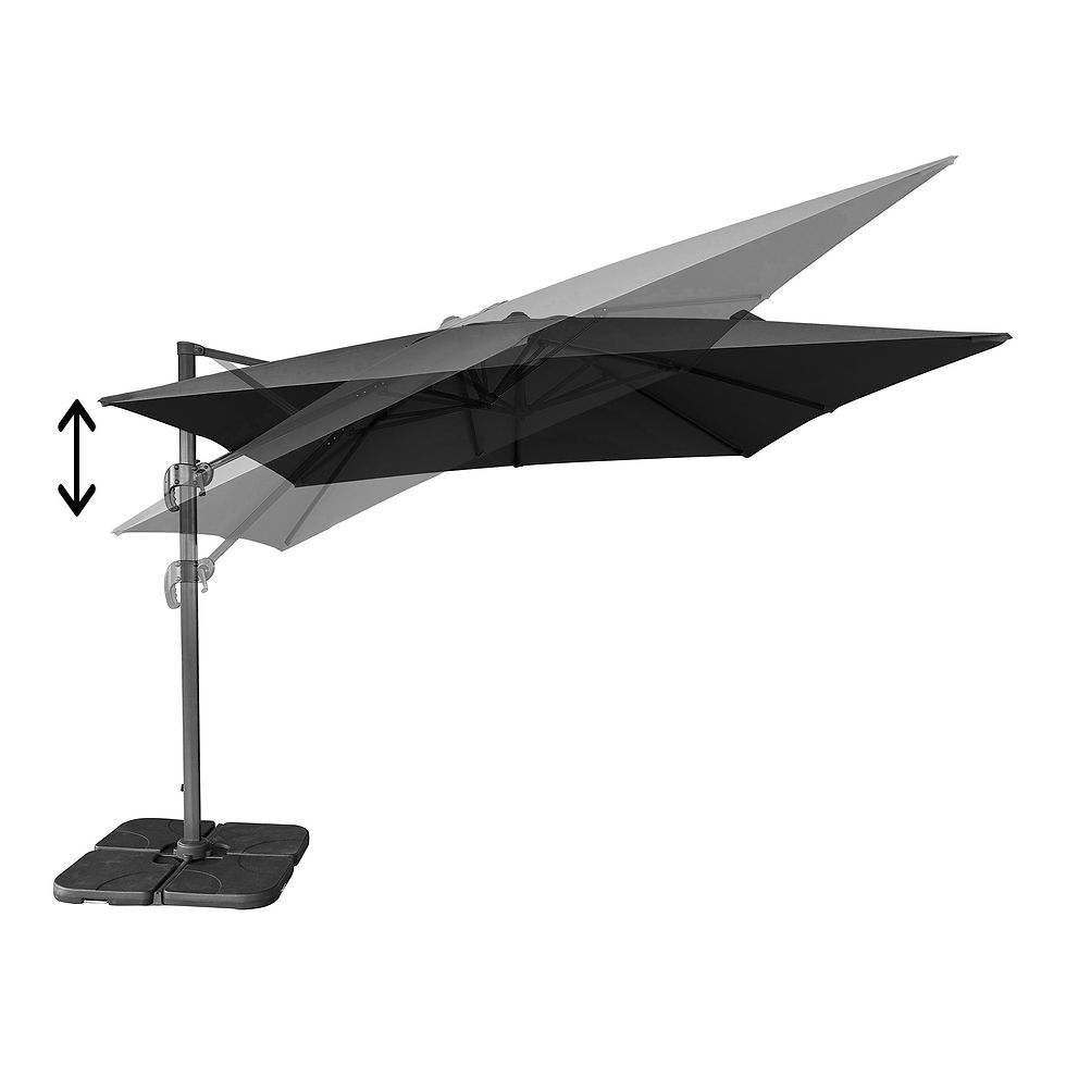 Miniatura: Parasol Colgante Baza - Negro