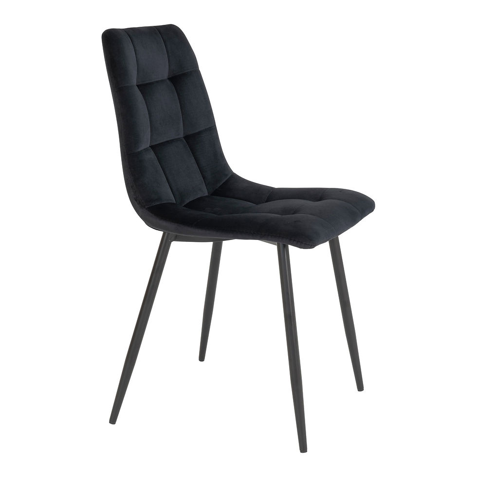 Miniatura: Set de 2 sillas de comedor Middlefart - Negro