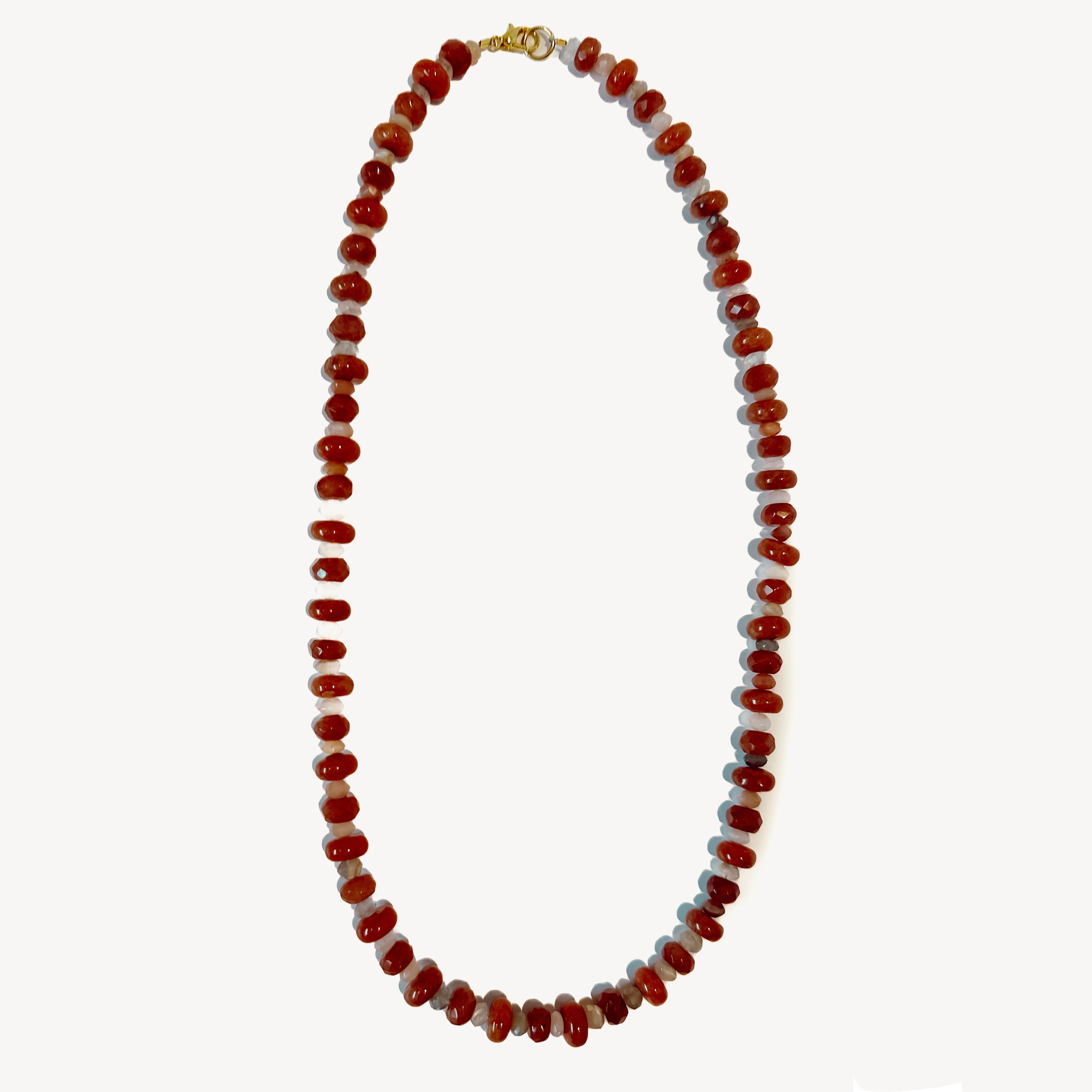 Orange Crystals with Crystal Opal