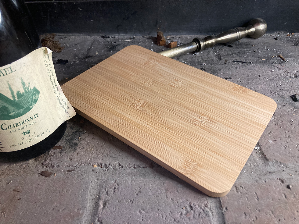Thumbnail: Custom Bamboo Wood Cutting Board Cheese Charcuterie Wine Display Food Tray Party