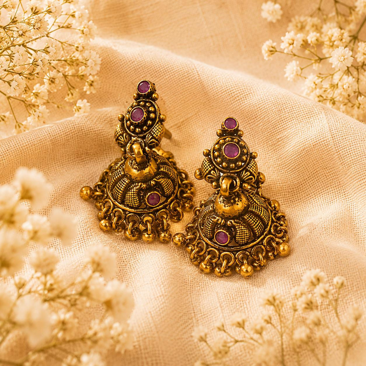 Manikya Jhumkis