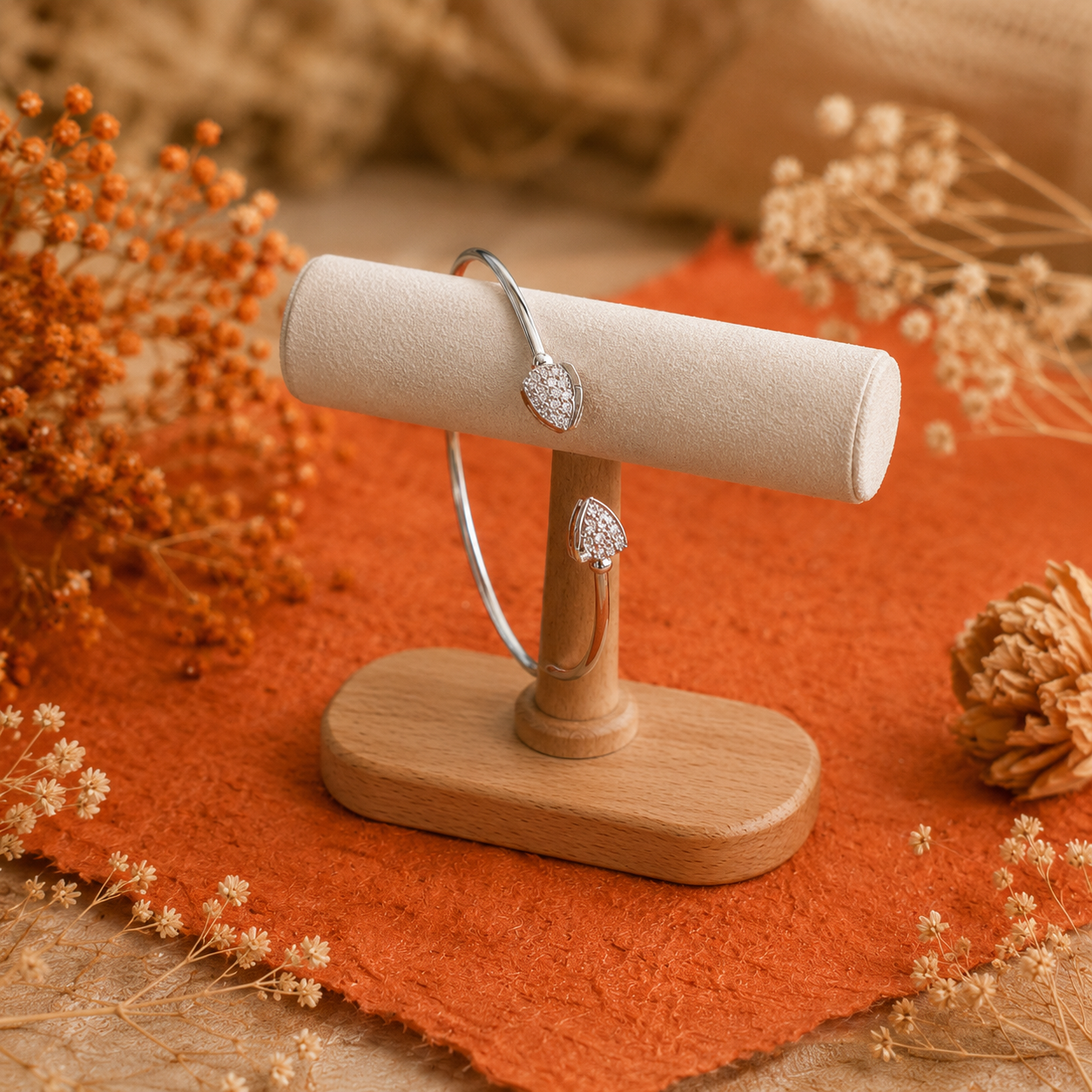 Silver Arrowleaf Cuff