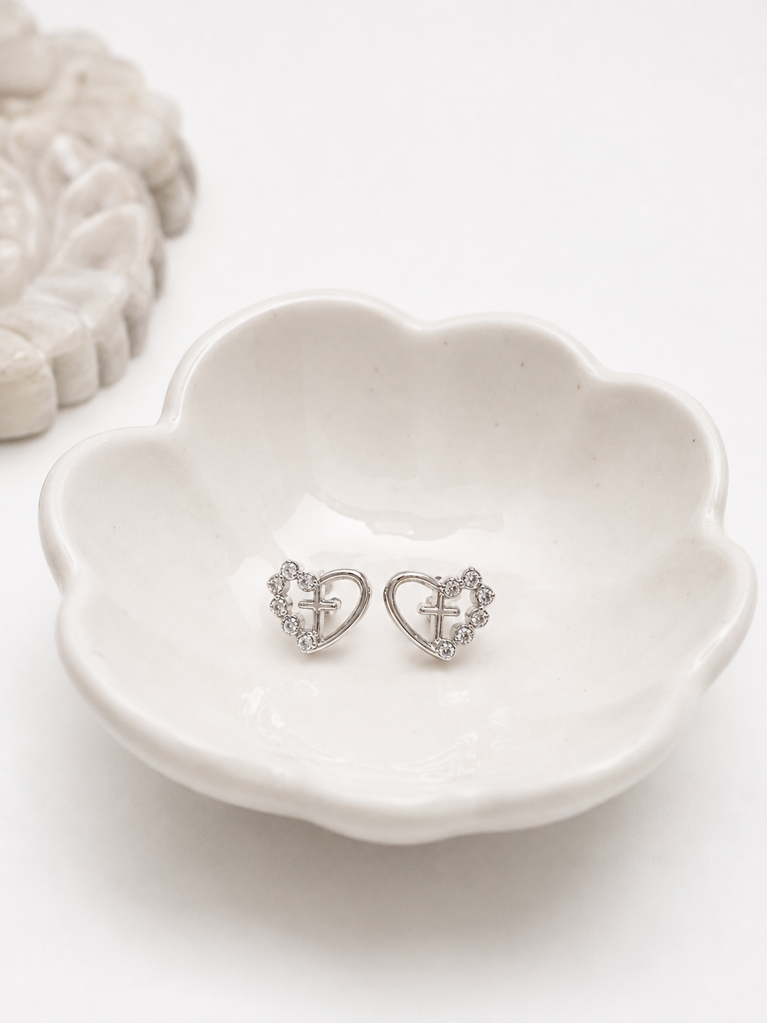 Faithful Heart Studs