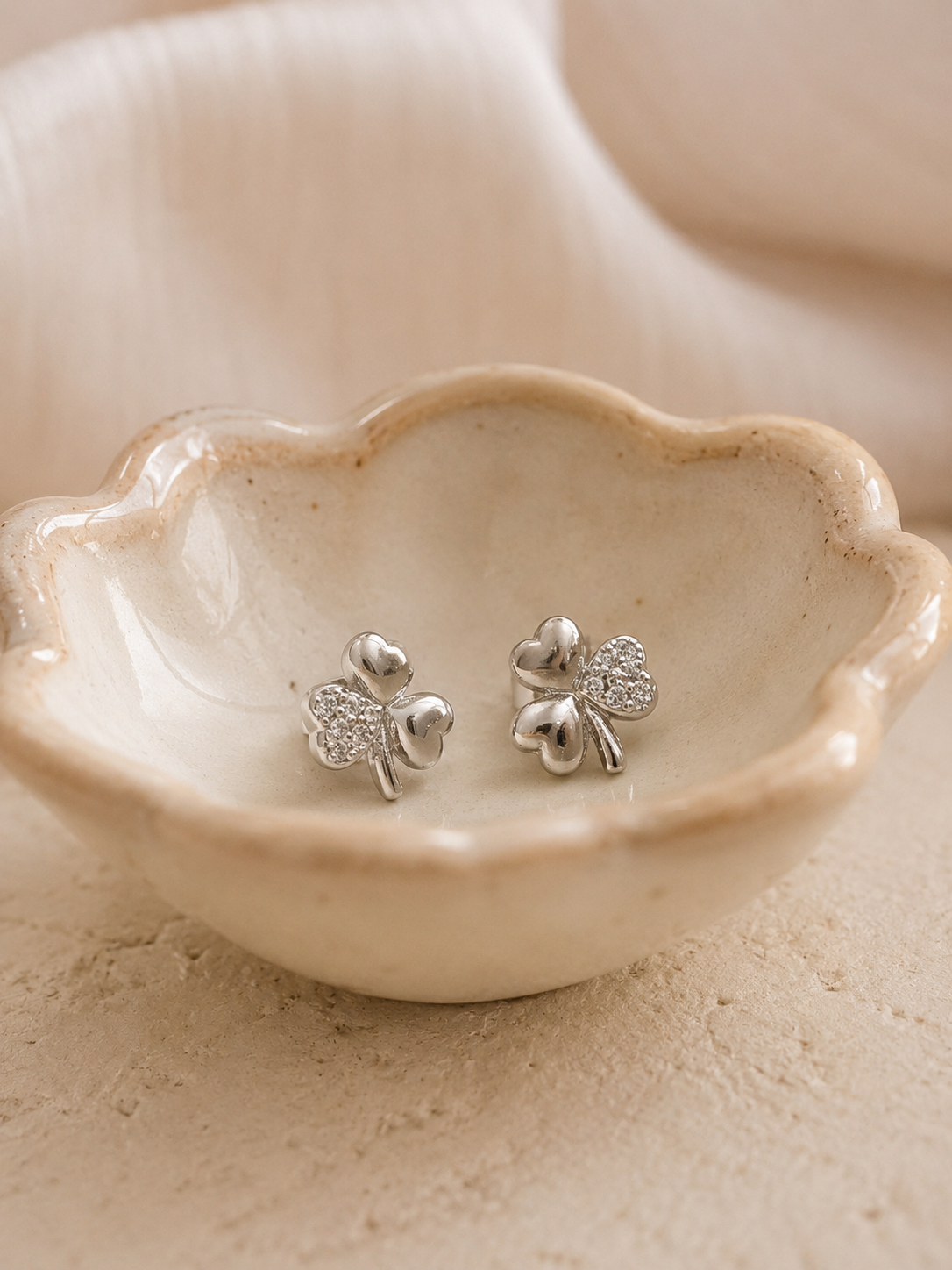Lucky Clover Studs