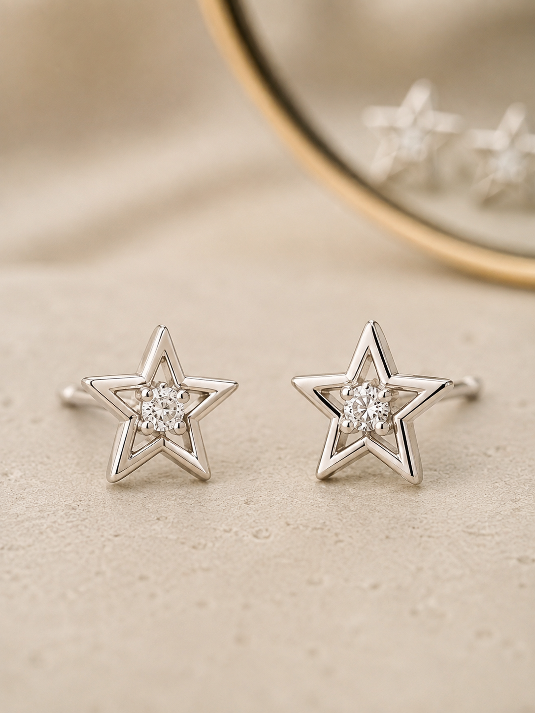 Celestial Spark Star Studs