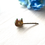 Thumbnail: Cat shaped floral hair pin 