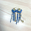 Thumbnail: Blue jellyfish earrings (long)