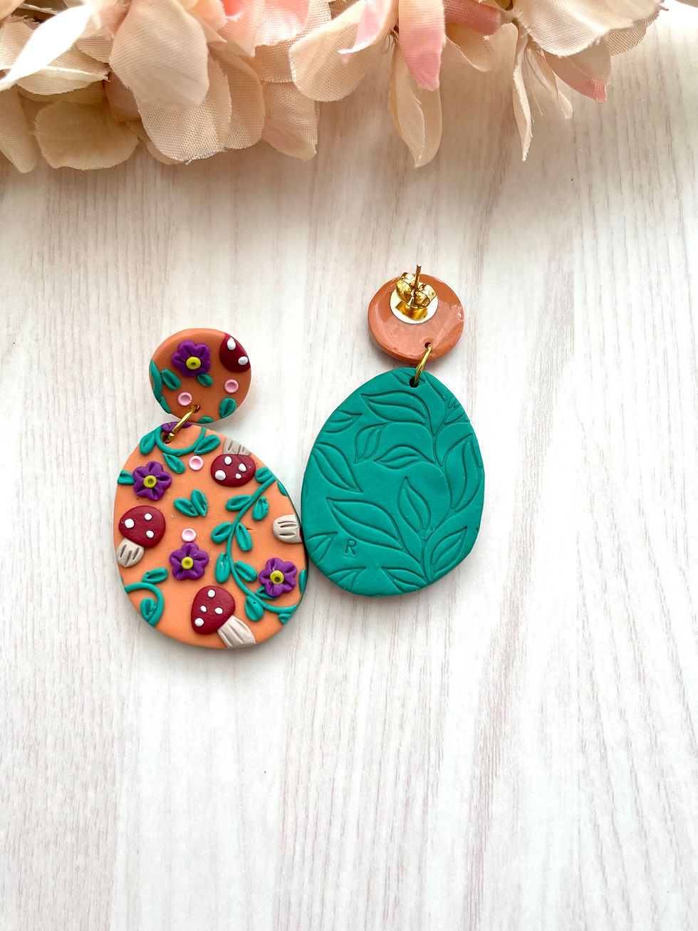 Thumbnail: Mushroom garden (earrings) 