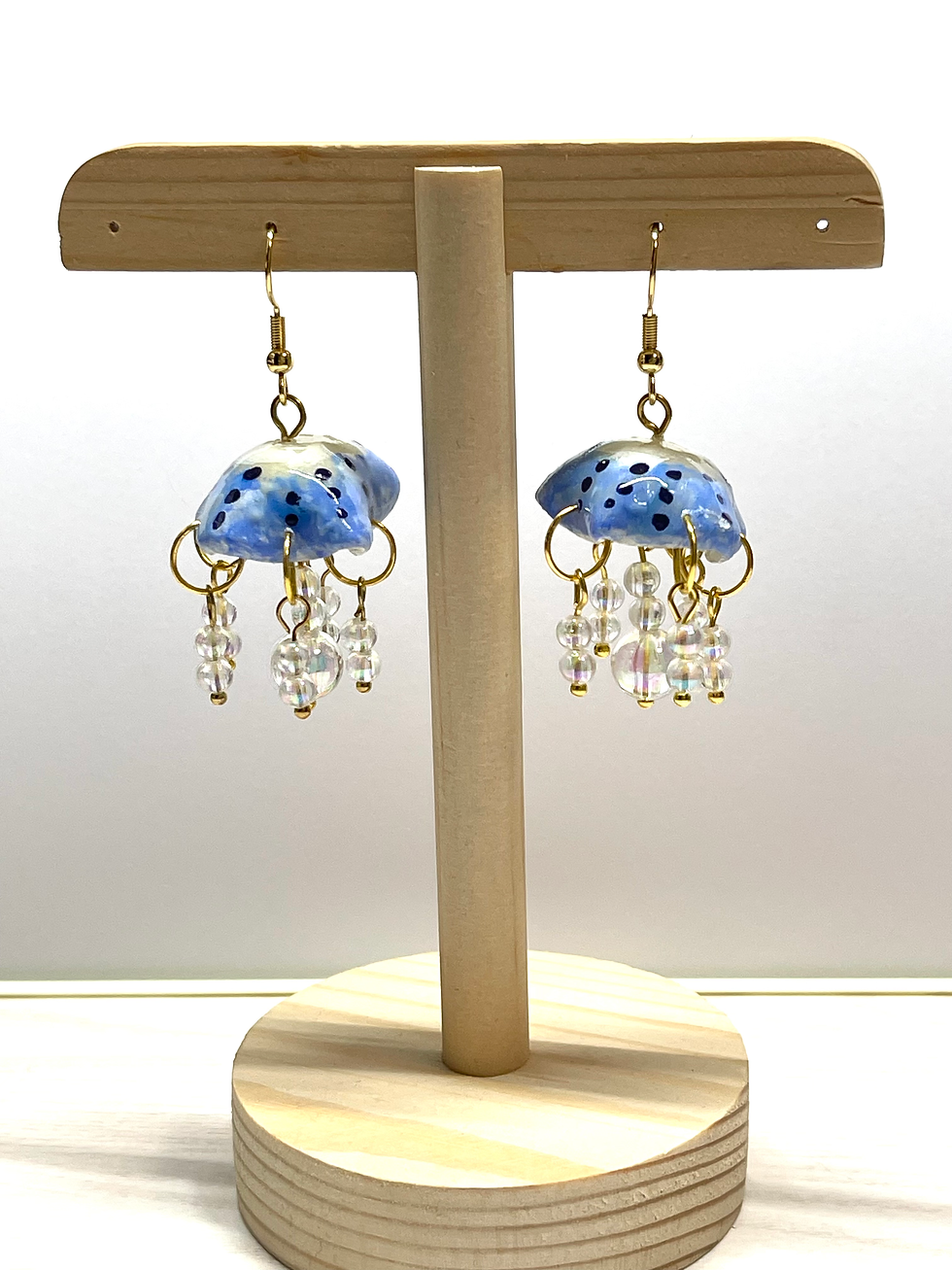 Thumbnail: Blue jellyfish earrings 